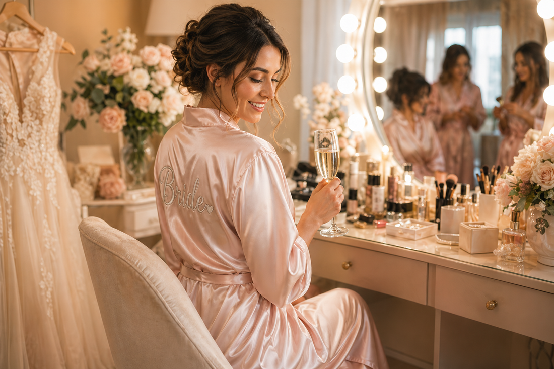 Peignoir en satin pour mariage : pourquoi tu vas te remercier (et éviter une mini catastrophe)