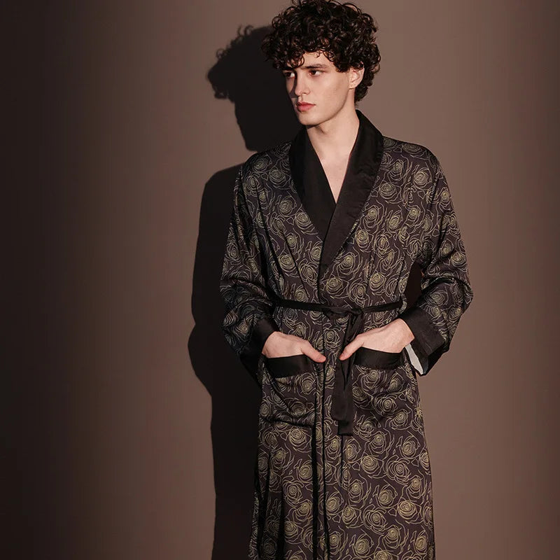 Robe de Chambre Homme Satin | Élégant