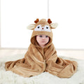 Cape de bain bébé faon