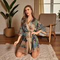 Peignoir Femme | Satin Imprimé Léger