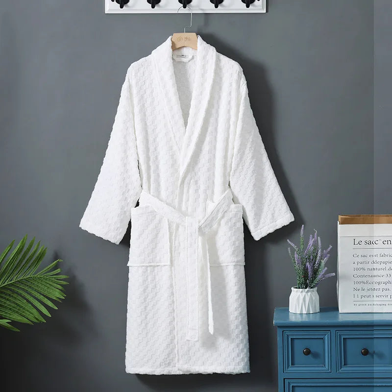 Peignoir femme éponge blanc