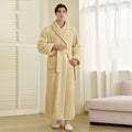 Peignoir polaire homme - Jaune clair
