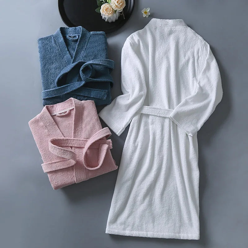 Peignoir femme éponge blanc