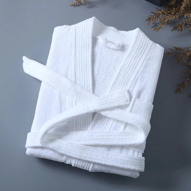 Peignoir femme éponge blanc