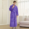Peignoir polaire homme - Violet
