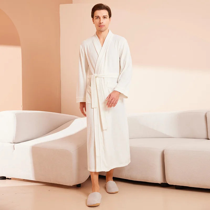 Peignoir Éponge pour Homme | Blanc