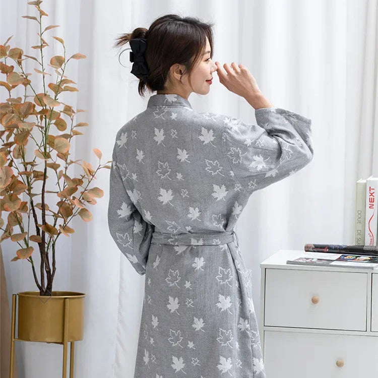 Peignoir femme coton