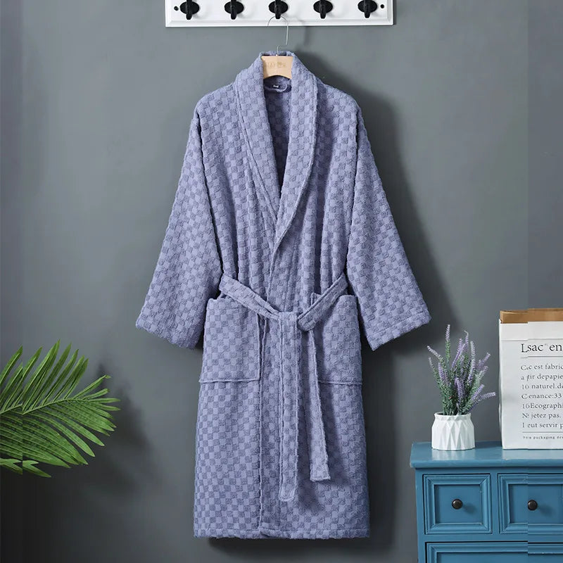 Peignoir femme éponge lavande