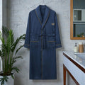 Peignoir Homme | Satin Bleu marine