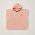 Cape de bain enfant en mousseline rose