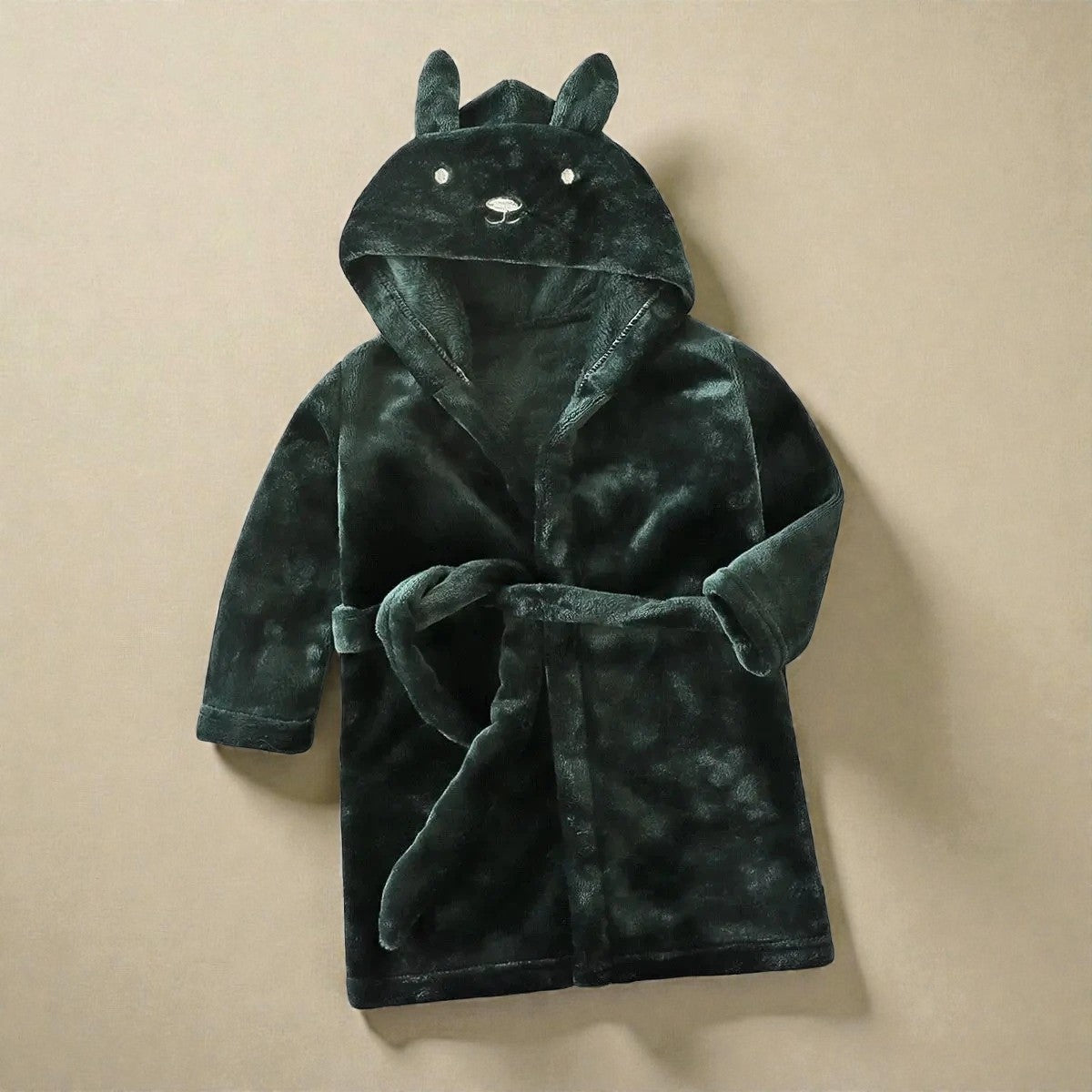 Peignoir enfant polaire lapin à capuche