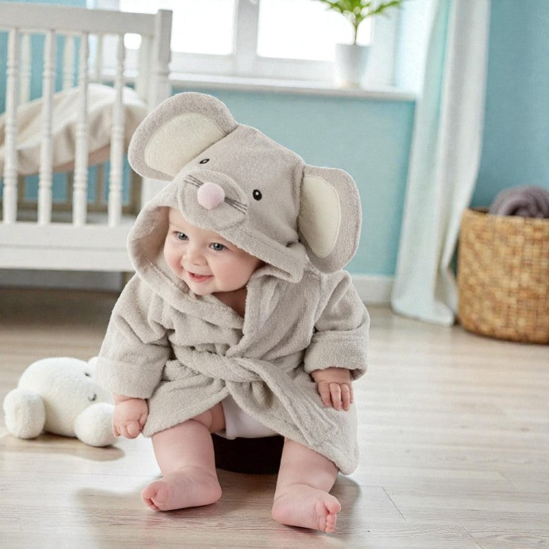 Cape de bain bébé éléphant