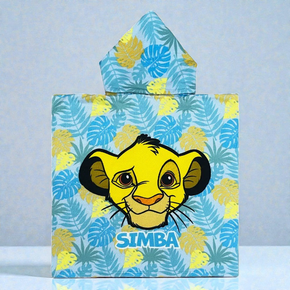 Cape de bain enfant Simba bleu