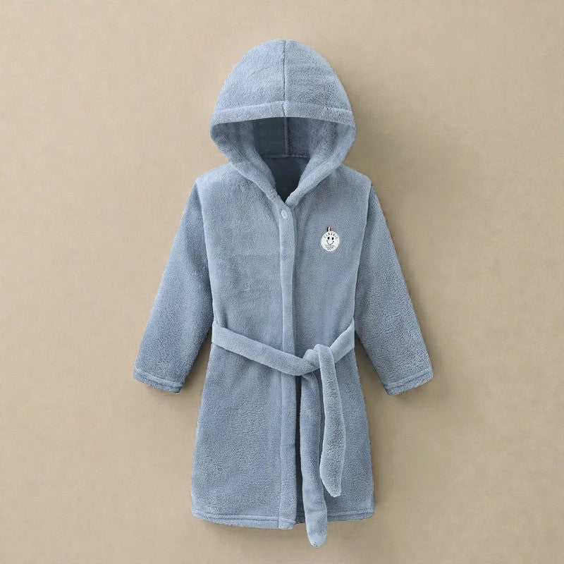 Peignoir enfant polaire à capuche