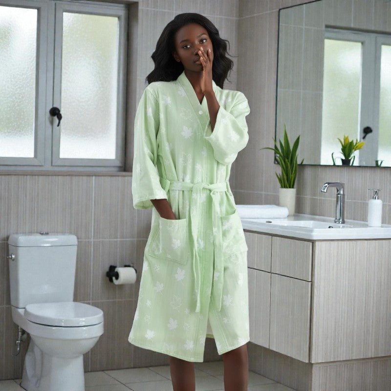 Peignoir femme coton
