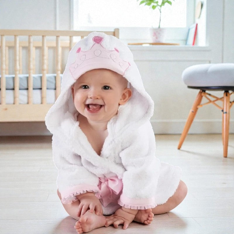 Cape de bain bébé princesse