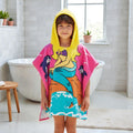 Cape de bain enfant sirène