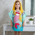 Cape de bain enfant sirène