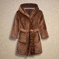 Peignoir enfant polaire uni-couleur