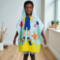 Cape de bain enfant plongeur