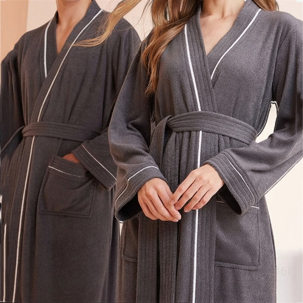 Peignoir Homme Gris | Éponge