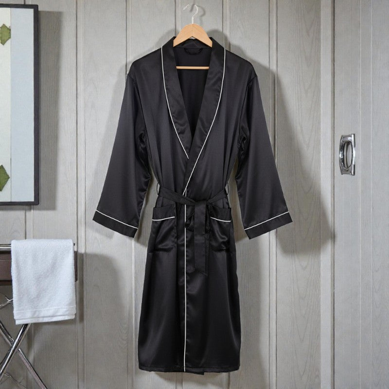 Peignoir en Satin Homme | Grande taille