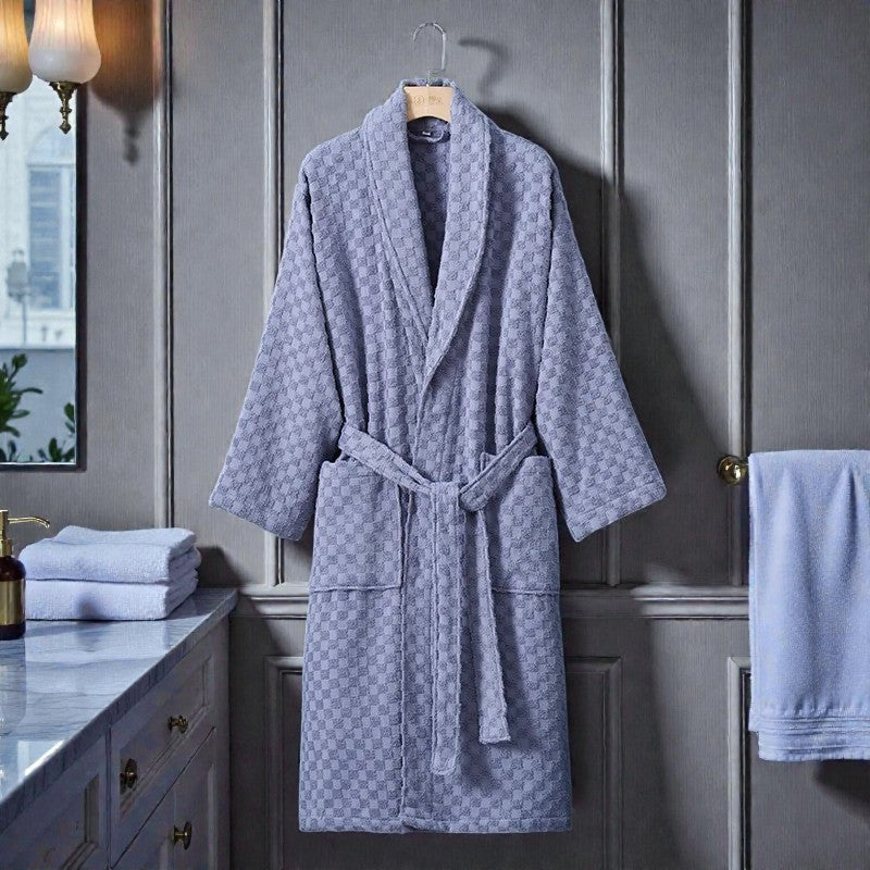 Peignoir femme éponge lavande