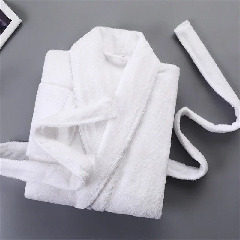 Peignoir femme éponge blanc